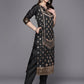 Ahalyaa Unstitched Black Dress Material | Swadesiicart