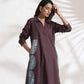 trueBrowns Cola Cotton Print A-line Dress | Swadesiicart