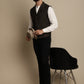 Even Apparels Men's Brown Wool Waistcoat with Notched Lapel | Swadesiicart