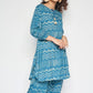 NOZ2TOZ Women's Floral Printed Knee Length Rayon Co-ords Set - Swadesiicart