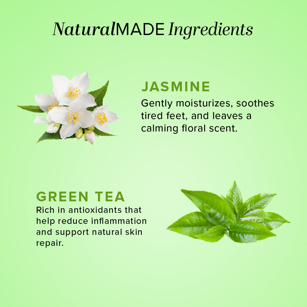 Khadi Natural Jasmine & Green Tea Foot Crack Cream - With Sheabutter - 50gm