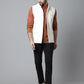 Even Apparels Men's White Pure Wool Nehru Jacket | Swadesiicart