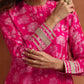 trueBrowns Red Print Sharara Set | Swadesiicart