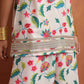 trueBrowns Off White Print Sharara Set | Swadesiicart