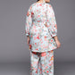 Ahalyaa Women Plus Size Printed Tunic with Palazzos | Swadesiicart