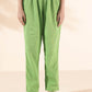 trueBrowns Green Cotton Dobby Shirt Co-ord Set - Swadesiicart