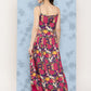 InWeave Women's Navy Bird Japanese Art Strappy Set - Swadesiicart