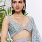 House of Panchhi Pink Georgette Sequins And Thread Embroidery Lehenga Choli & Dupatta | Swadesiicart