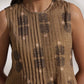 trueBrowns Beige Cotton Skirt Co-ord Set - Swadesiicart
