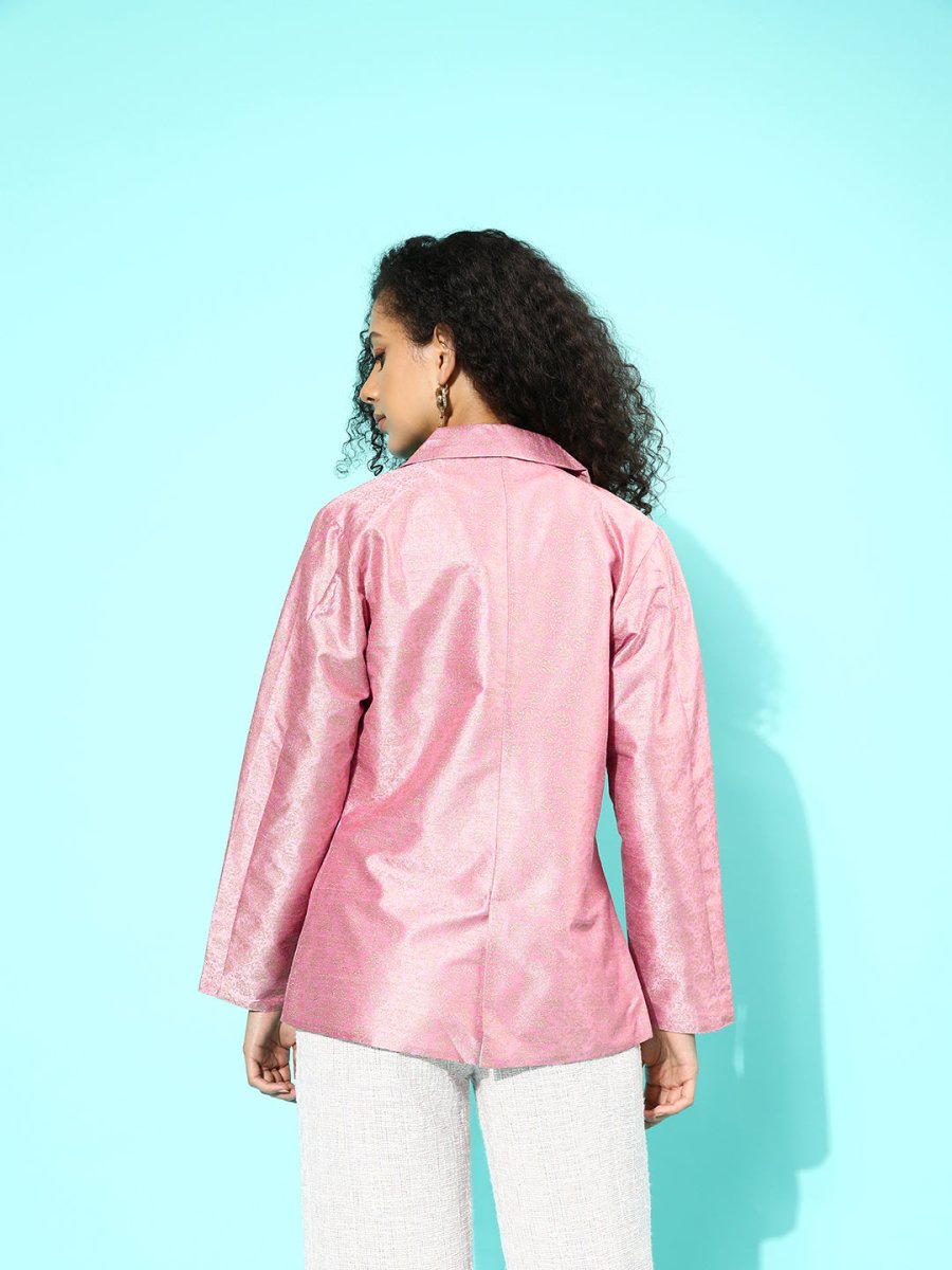 Ahalyaa Women Printed Blazer | Swadesiicart