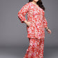 Ahalyaa Women Plus Size Printed Cotton Tunic with Palazzos | Swadesiicart