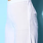 InWeave Women's White Strappy Orgranza Border Kurta Set With Dupatta - Swadesiicart