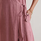 trueBrowns Mauve Angrakha Kurta Set | Swadesiicart