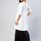 InWeave Women's Cream Short Anarkali Kurta - Swadesiicart