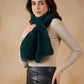 InWeave Women's Dark Teal Faux Fur Neck Warmer - Swadesiicart