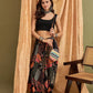 InWeave Black Multi Ethnic Harem Pant - Swadesiicart