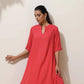 trueBrowns Coral Viscose Kurta Pant Set | Swadesiicart