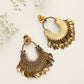 trueBrowns Brass Contemporary Tassel Earrings | Swadesiicart