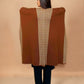 trueBrowns Brown Woollen Kaftan Cape | Swadesiicart