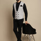 Even Apparels Men's Grey Double Breast Waistcoat | Swadesiicart