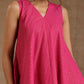 trueBrowns Pink Gold Cotton Handkerchief Co-Ord Set - Swadesiicart