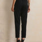 trueBrowns Black Woollen Pants | Swadesiicart