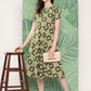 InWeave Women's Dark Green Square Dress - Swadesiicart