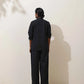 trueBrowns Black Cotton Linen Co-Ord Set - Swadesiicart