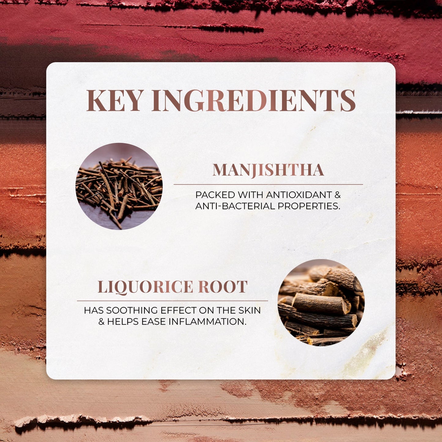 Herb Enriched 4-in-1 Eye-shadow Palette with Manjishtha and Liquorice Root (Copy)