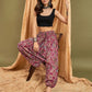 InWeave Burgundy Big Jaal Harem Pant - Swadesiicart
