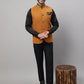 Even Apparels Men's Orange Pure Wool Nehru Jacket | Swadesiicart