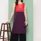 Ahalyaa Women Yoke Design Sequinned Crepe Kurta | Swadesiicart