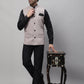 Even Apparels Men's Cream Pure Wool Nehru Jacket | Swadesiicart