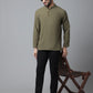 Indian Clothing Even Apparels Green Pure Cotton Kurta With Band Collar | Swadesiicart