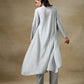 trueBrowns Grey Bandhani Printed Silk Overlay Jacket Blouse Pant Set | Swadesiicart