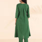 trueBrowns Green Cotton Dobby Kurta Pant Set | Swadesiicart