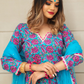 Pomcha Jaipur Chitra Hand Block Cotton Anarkali Set | Swadesiicart