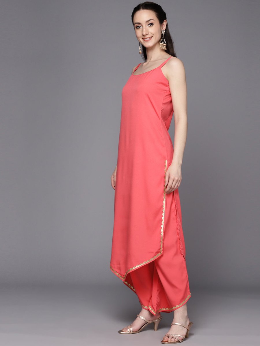 Ahalyaa Gotta Patti Kurta with Palazzos & With Dupatta | Swadesiicart