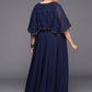 Ahalyaa Plus Size Round neck Maxi Ethnic Dress | Swadesiicart