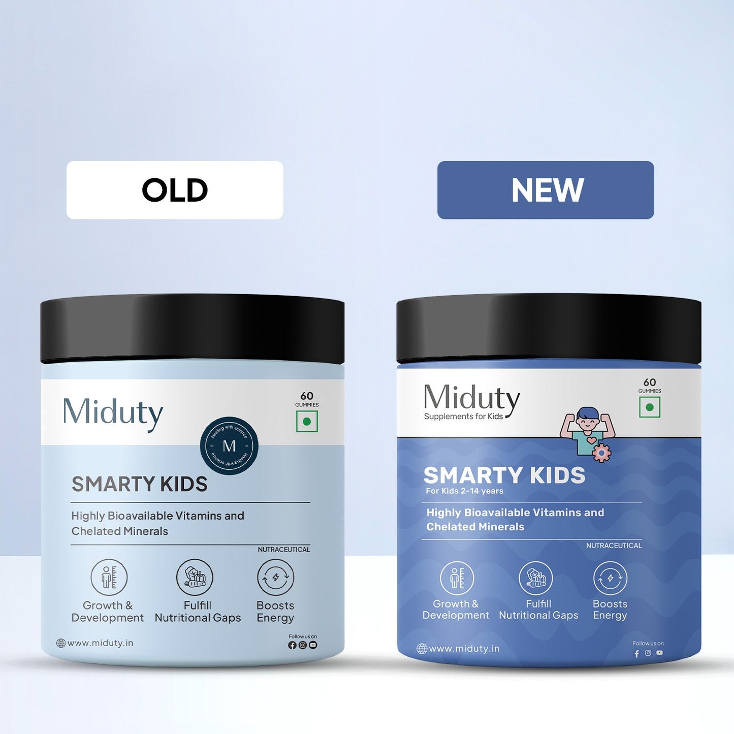Miduty by Palak Notes Smarty Kids Multivitamin Gummies | Swadesiicart