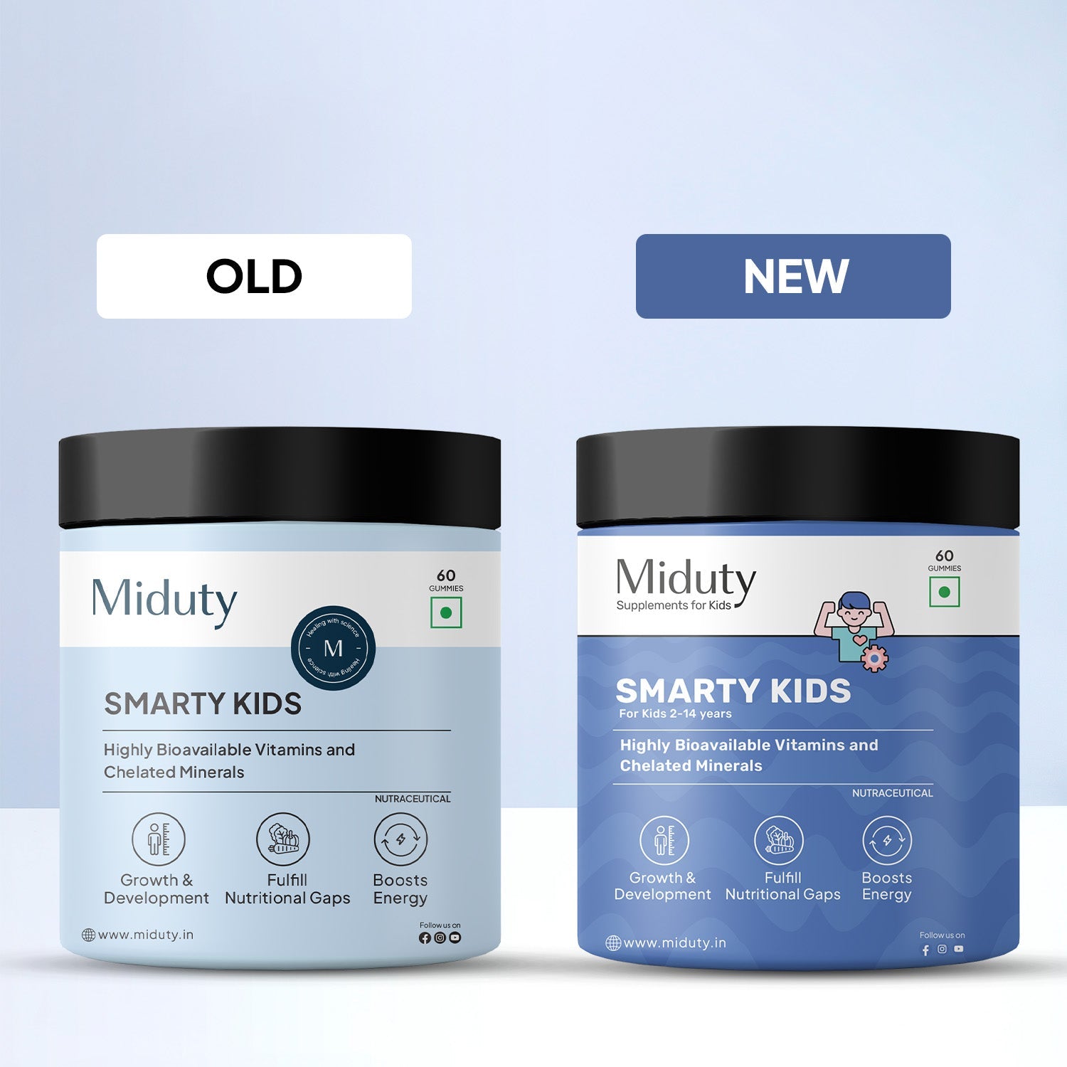 Miduty by Palak Notes Smarty Kids Multivitamin Gummies | Swadesiicart