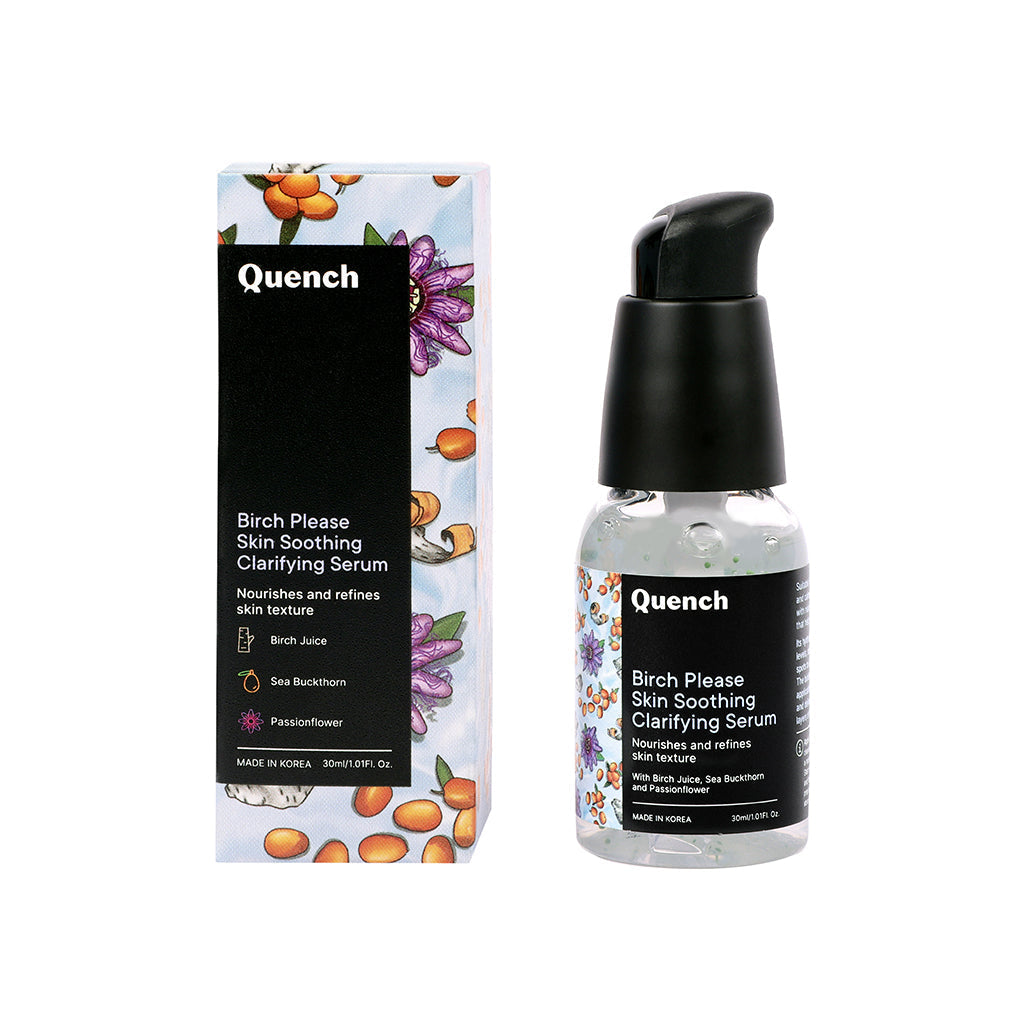 Quench Botanics Birch Please Skin Soothing Clarifying Serum, Smooth & Hydrated Skin - Korean Skincare | Swadesiicart