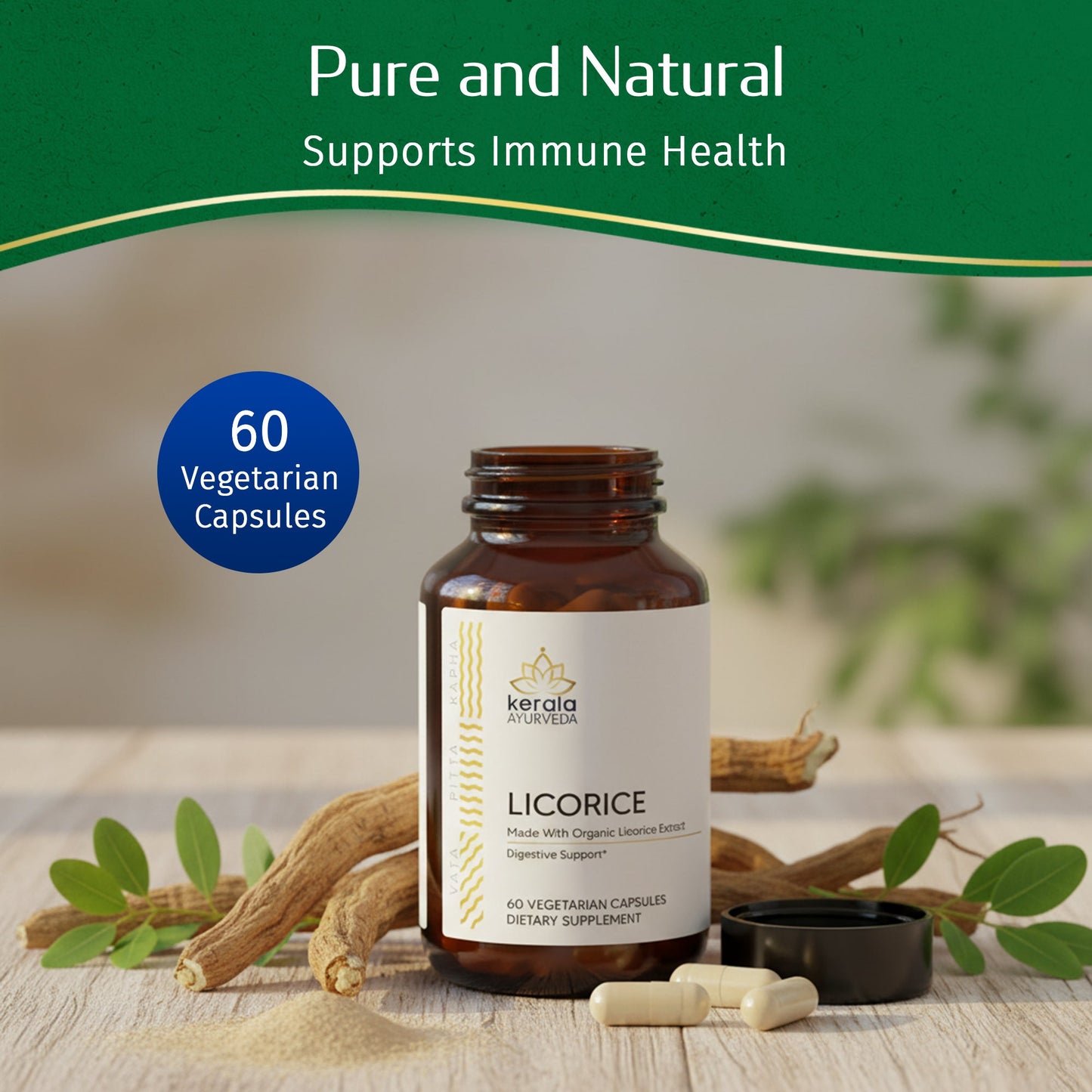 Licorice (60 veg capsules)