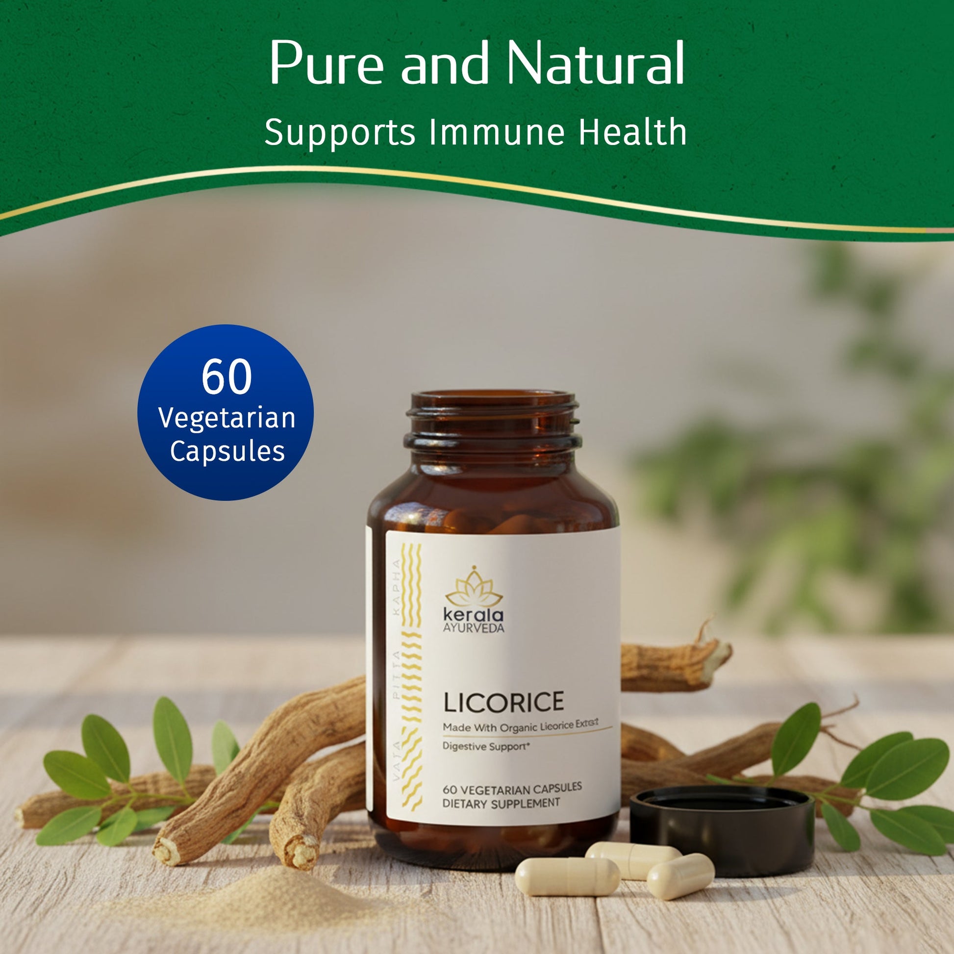 Licorice (60 veg capsules)