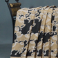 Black And Khaki Combo Colour Pichwai Print Crocia Mulmul Cotton Saree By Gayathri Reddy Designer Studio | Swadesiicart