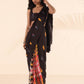 trueBrowns Cola Muslin Ikat Sleeveless Blouse | Swadesiicart