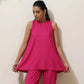 trueBrowns Pink Viscose Co-ord Set - Swadesiicart