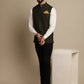 Even Apparels Men's Multi Mandarin Collar Waistcoat | Swadesiicart