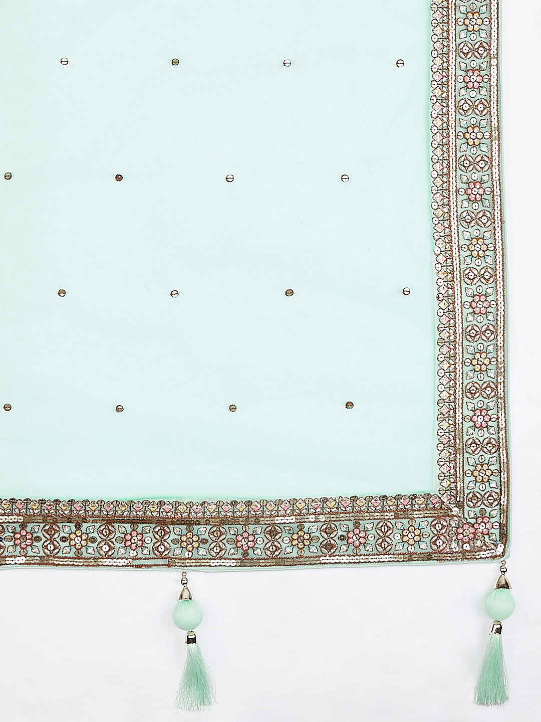 House of Panchhi Burgundy Pure Georgette Sequins And Thread Embroidery Lehenga Choli & Dupatta | Swadesiicart