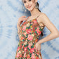 InWeave Women's Mutli Peacock Japanese Art Strappy Set - Swadesiicart